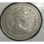 Elizabeth II - 25c 1973. AU-50. Canadian Coins