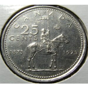 Elizabeth II - 25c 1973. MS-63 ; UNC. Canadian Coins