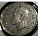 George VI - 5 Cents 1949. XF-45+. Canadian Coin
