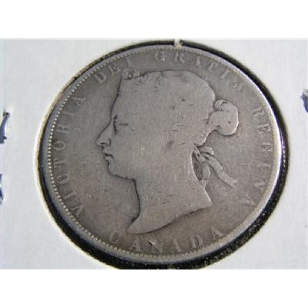 Victoria - 50c 1870. G-4. Canadian Coins - Image 2