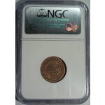 Nicholas II - 1 Kopek 1915. MS-63 RB Red Certified by NGC - Image 3