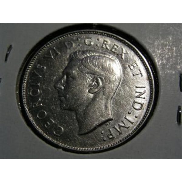 George VI - 50c 1943 MS-60. Canadian Coins - Image 2