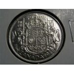 George VI - 50c 1943 MS-60. Canadian Coins