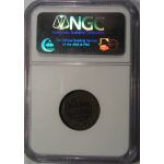 Nicholas II - 1 Kopek 1900 Y# 9.2. MS-65 by NGC. Scarce in such grade - Image 3