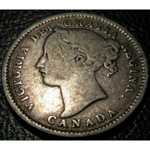 Victoria - 10 Cents 1899. VG-10+. Silver Canadian Coins